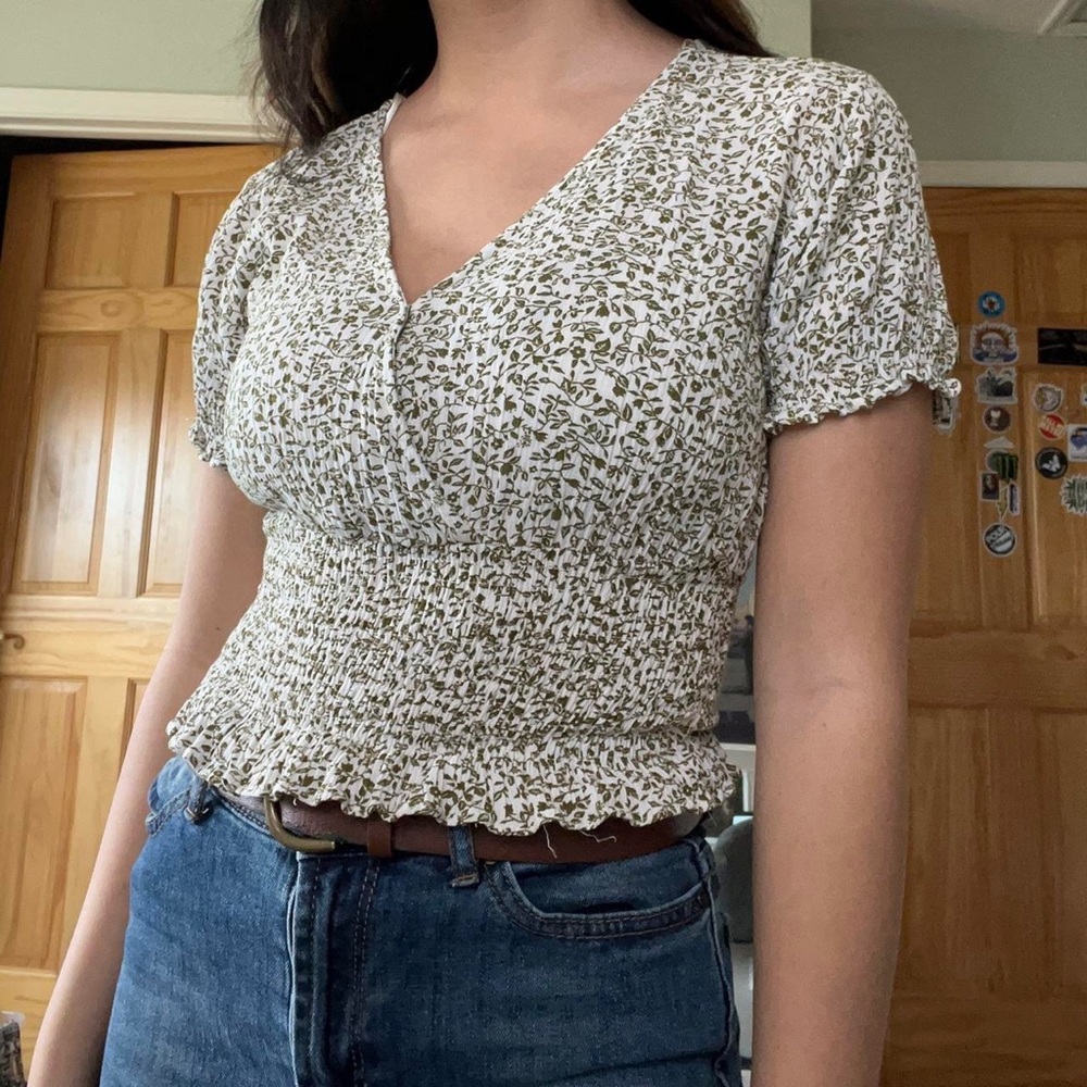 Smocked Crop Top